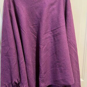 Ellen Tracy 50" x 60" Never Used Purple Blanket